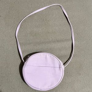 Baggu mini canvas circle bag lavender